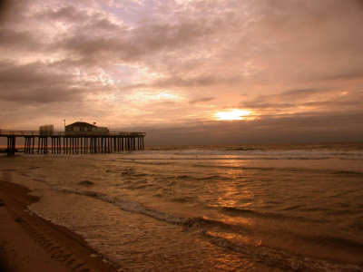 Sunrise over the ocean